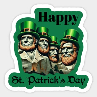 Luck of the Presidents: St. Patrick's Day Edition Sticker